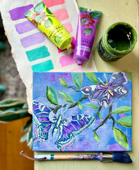 Thumbnail for Flutter &  Feather Debi’s Design Diary Stencil - JRV for DIY Paint