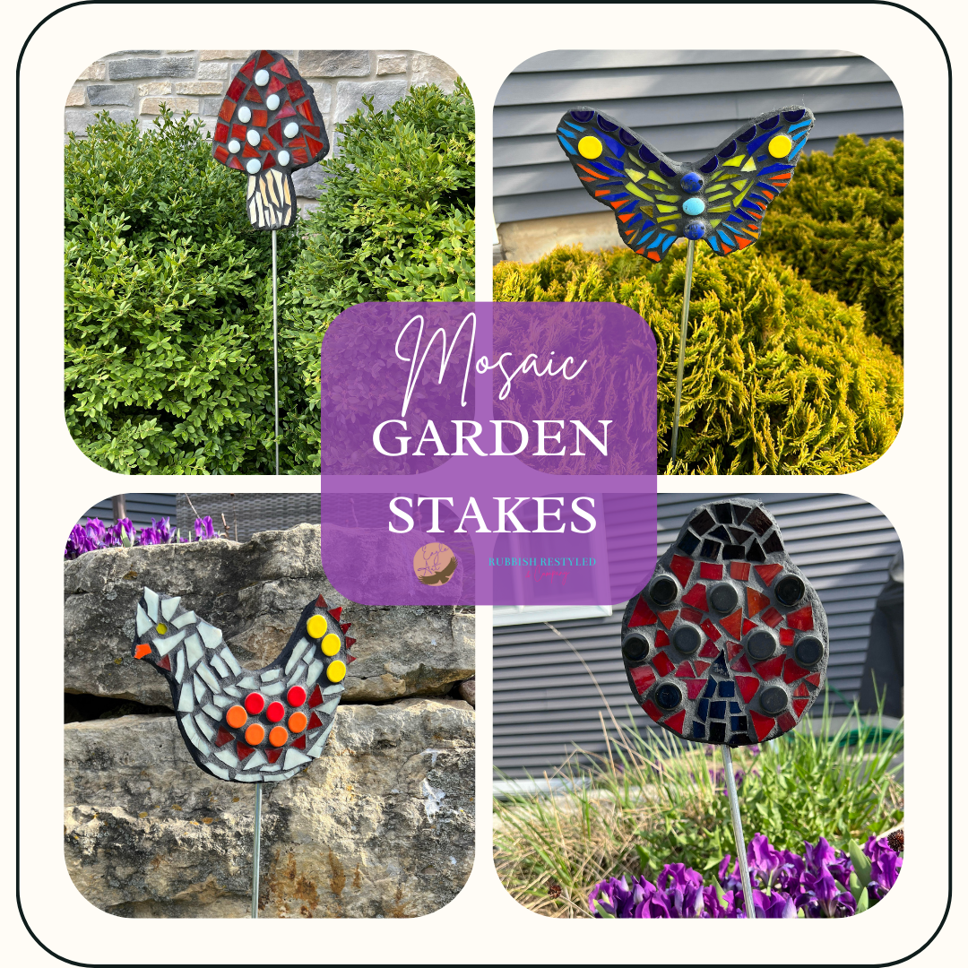 May 20th Glass Mosiac Garden Stake In-Person Class