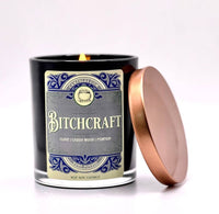 Thumbnail for Bitchcraft: Gothic Fall Halloween Soy Wood Wick Candle - Rubbish Restyled
