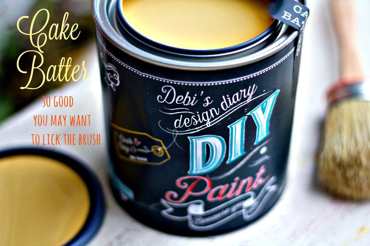 Cake Batter DIY Paint by Debi's Design Diary - Rubbish Restyled