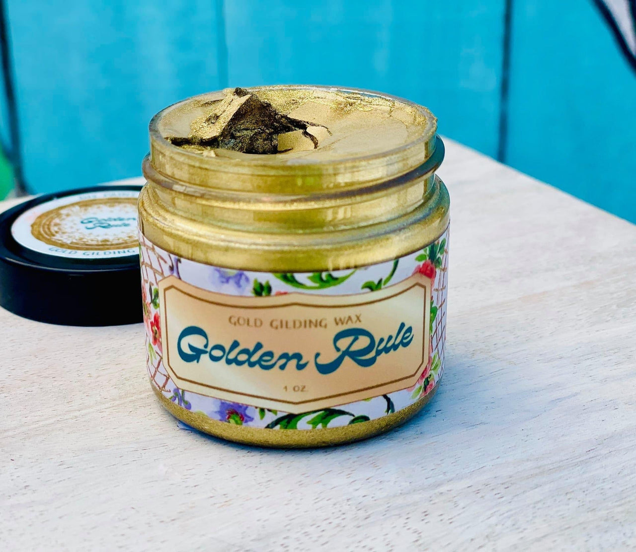 DIY Golden Rule - Guilding Wax by Debi's Design Diary - Rubbish Restyled