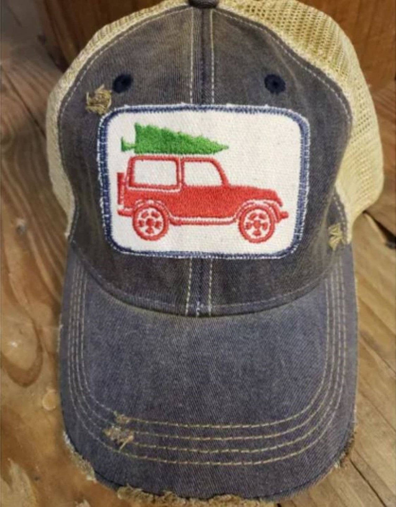 Christmas Jeep Hat