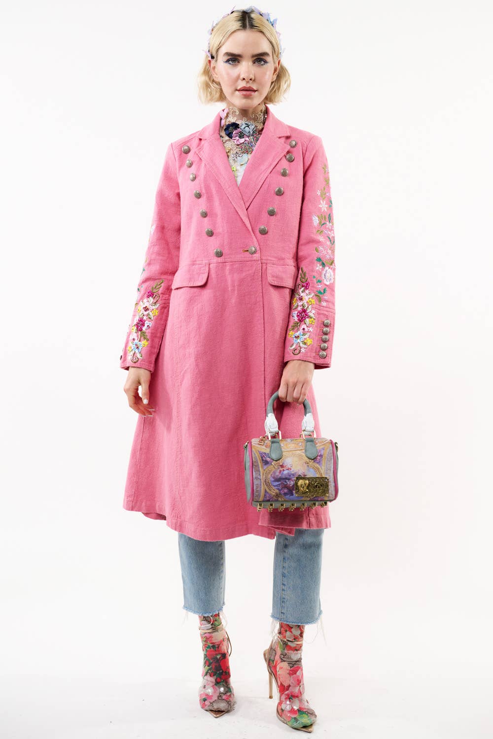 Pink City Coat: Rose