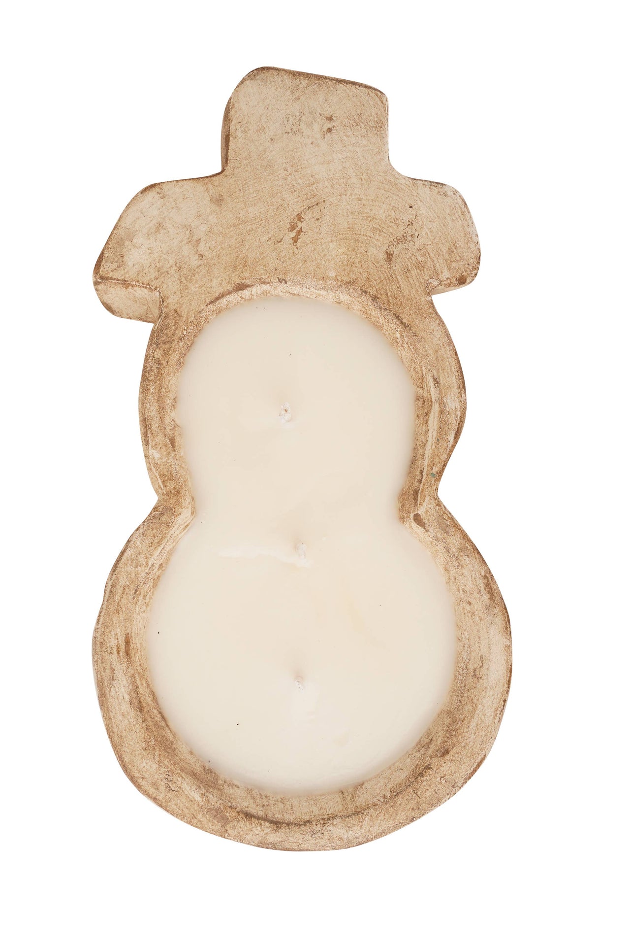 Snowman-Farmhouse-Candle Ready Dough Bowl-6x12 inches-Small: Traditional Color