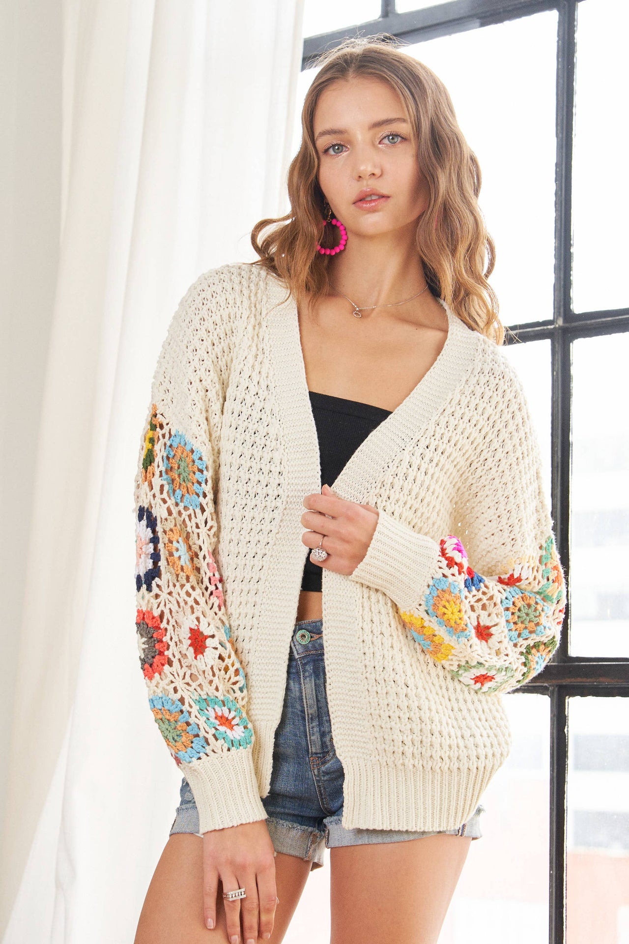 MULTI PATTERN CARDIGAN