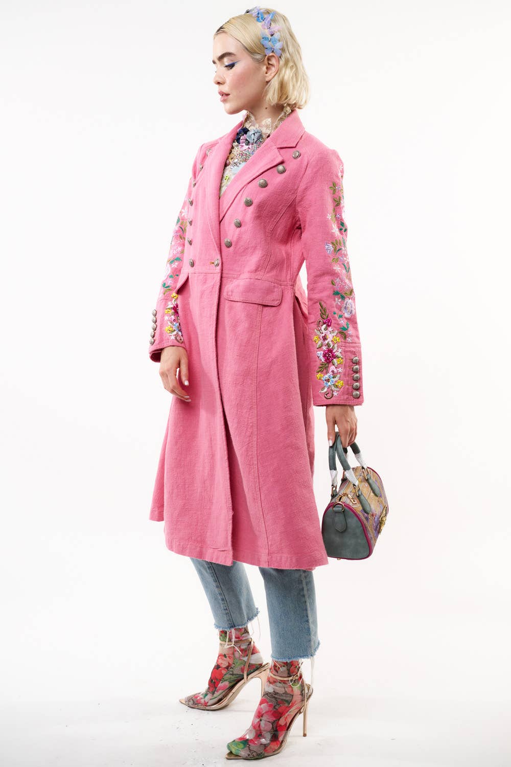 Pink City Coat: Rose