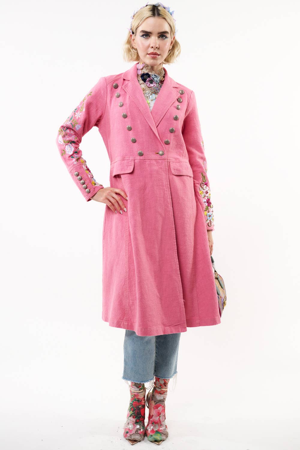 Pink City Coat: Rose