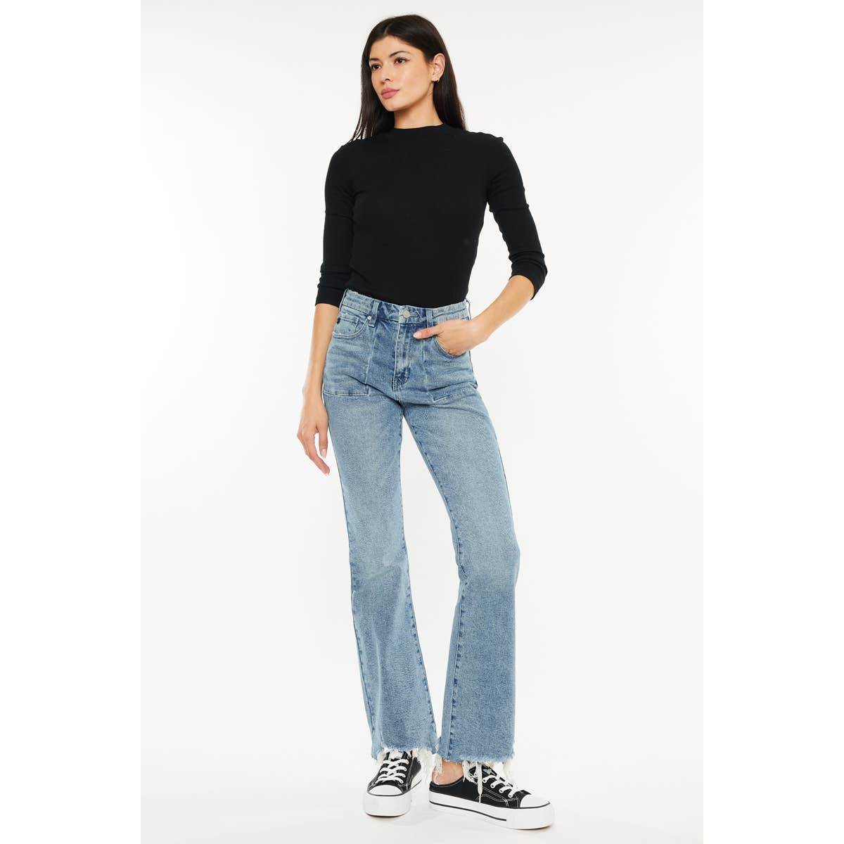 KanCan High Rise Flare Jean