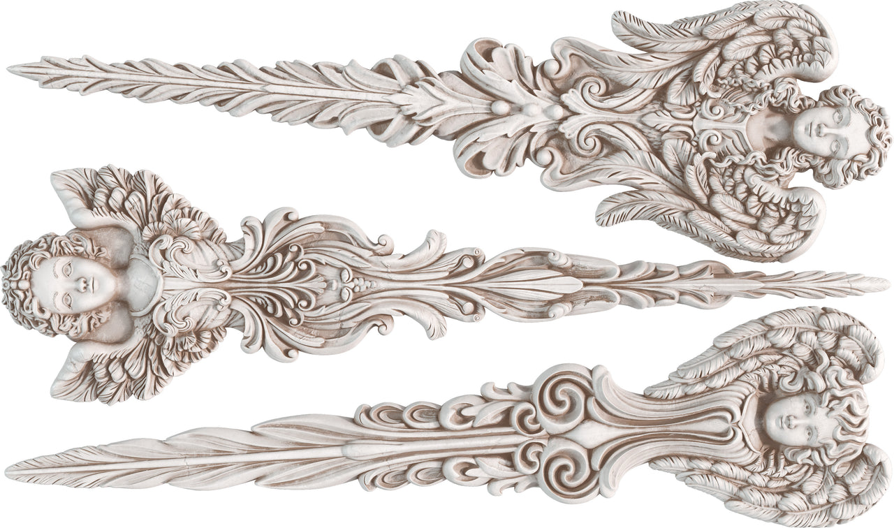 Angelic Tapers  6"x10" - IOD Decor Mould™ - Iron Orchid Designs