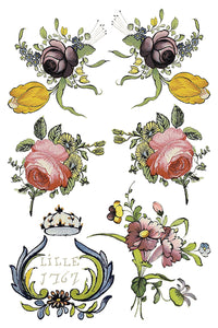 Thumbnail for Fairytale Florals IOD Transfer 8x12 Pad™-Iron Orchid Designs