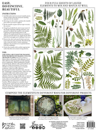 Thumbnail for Fronds Botanical 24x33 Decor Transfer™-Iron Orchid Designs