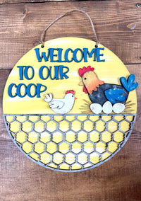 Thumbnail for Welcome to our Coop sign  - Pick a Project - In- Person Workshop