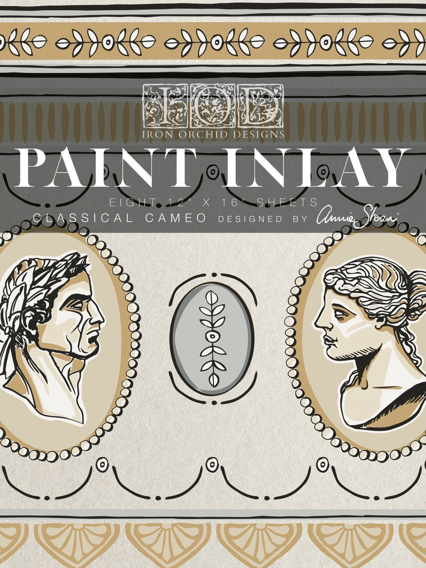 Classical Cameo IOD Paint Inlay 12x16 Pad™ Iron Orchid Designs