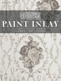 Thumbnail for Trompe l’oeil Laurel IOD Paint Inlay 12x16 Pad™ - Iron Orchid Designs