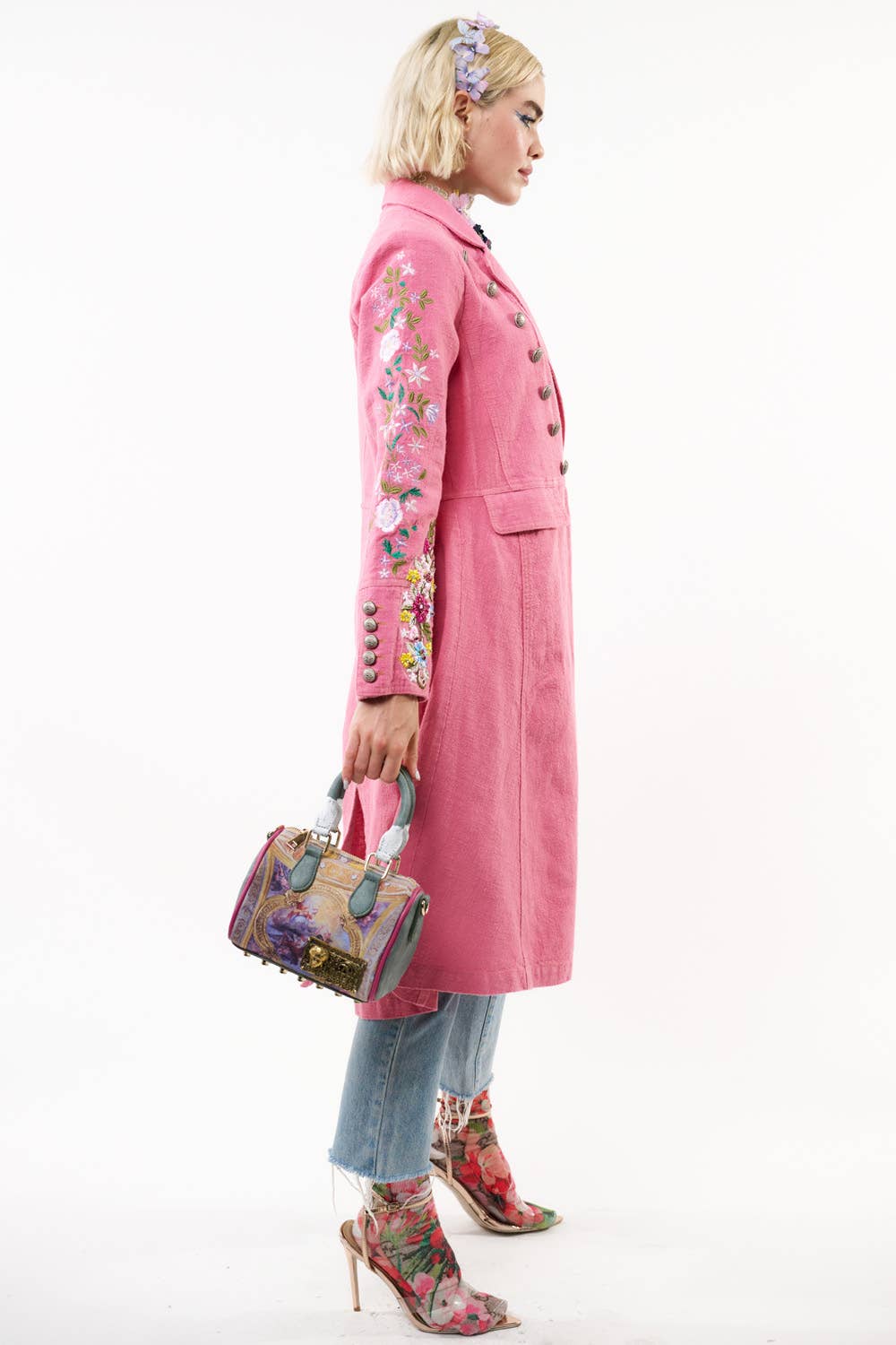 Pink City Coat: Rose