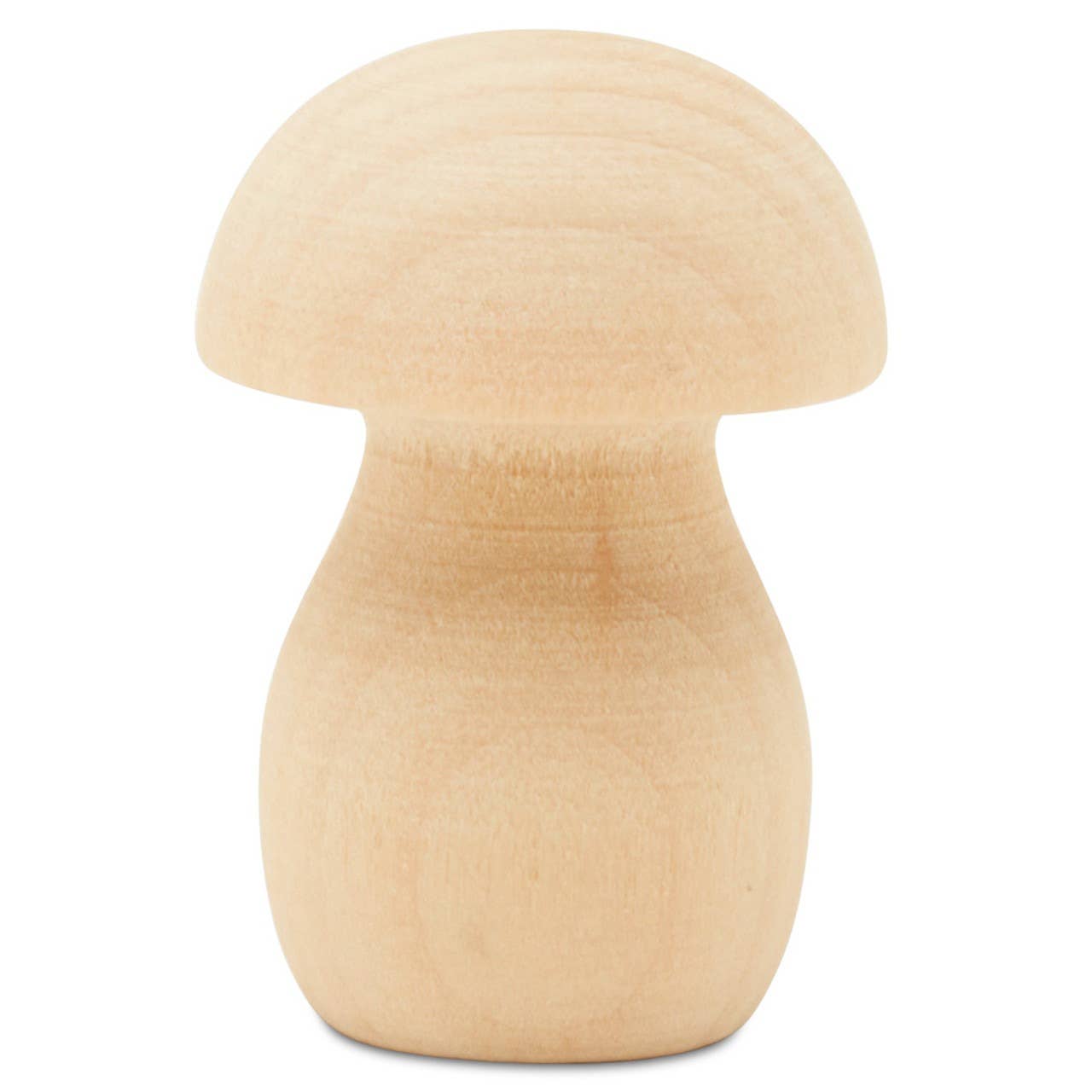 Wooden Mushroom: 2-1/2"