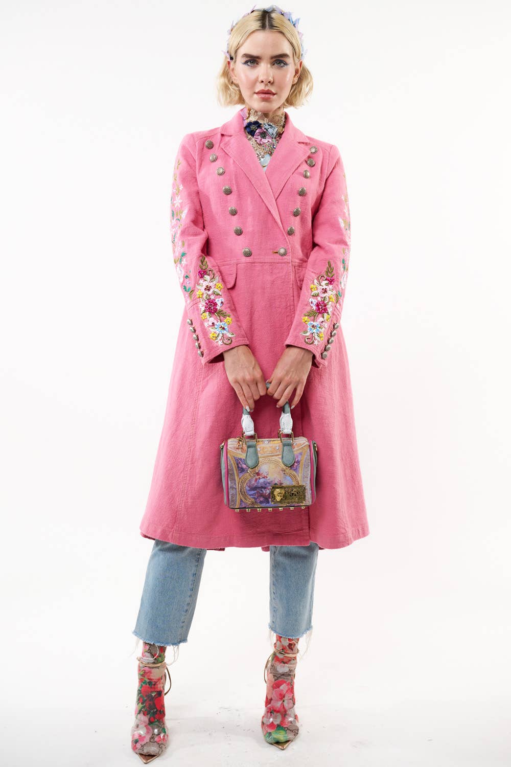 Pink City Coat: Rose