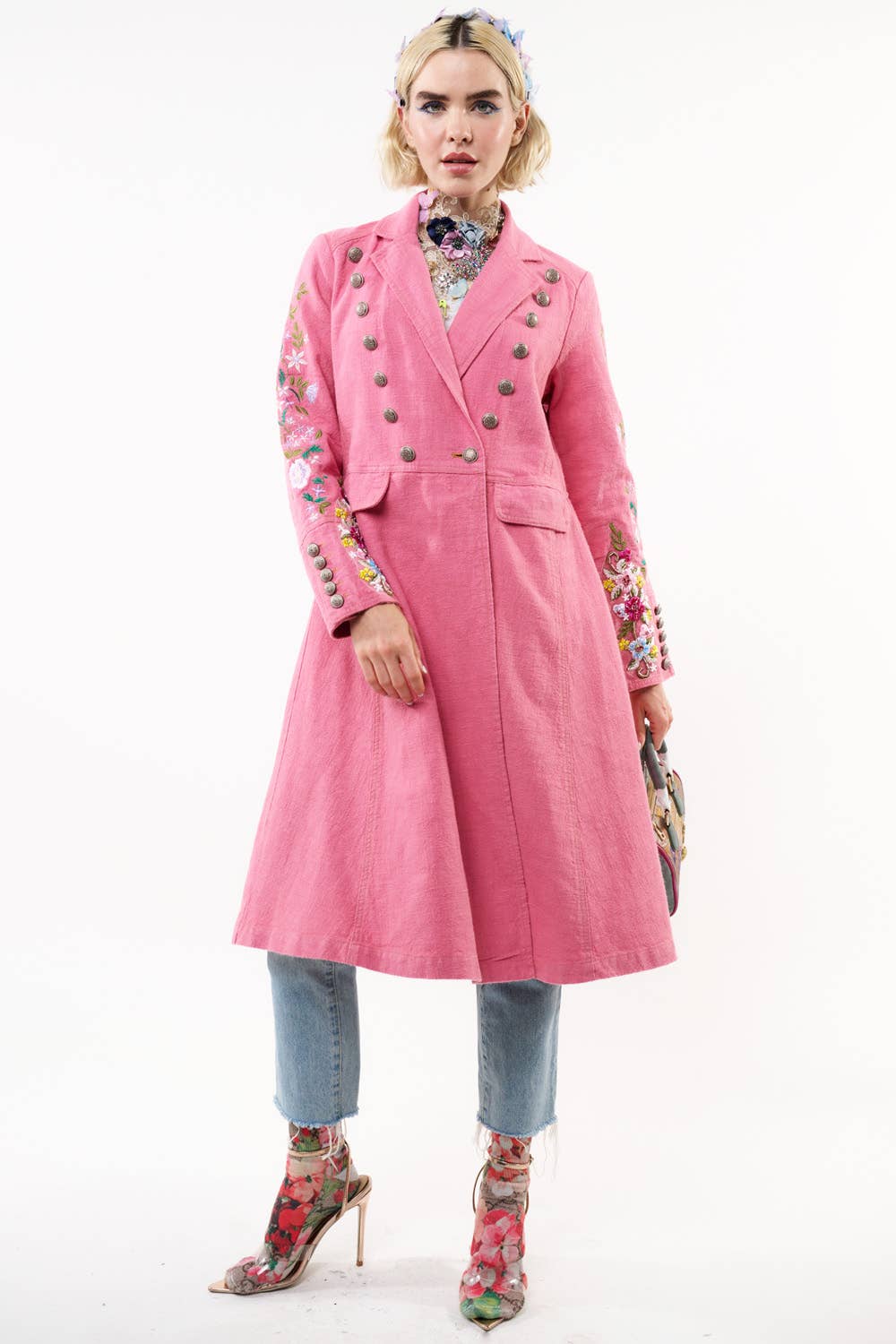 Pink City Coat: Rose