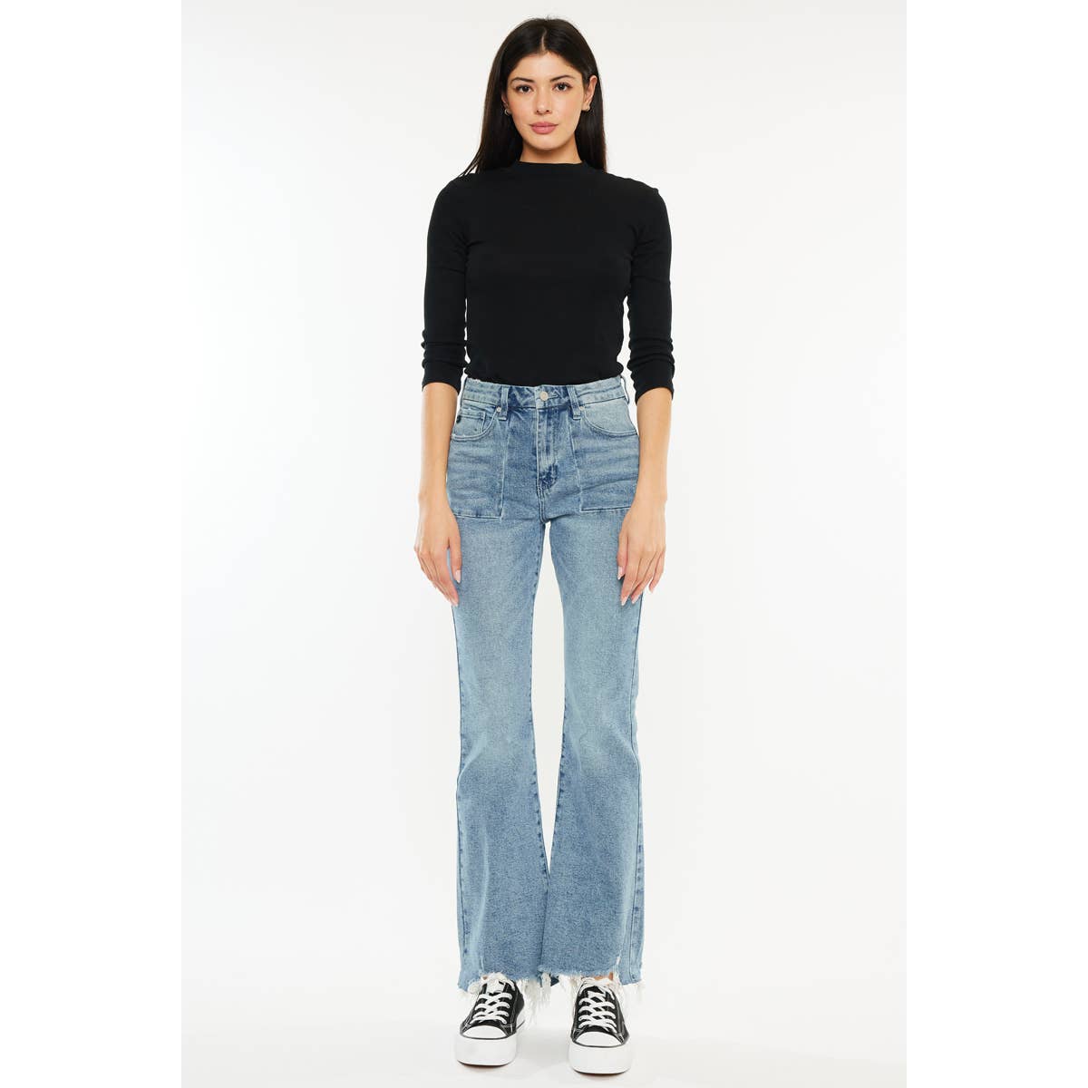 KanCan High Rise Flare Jean