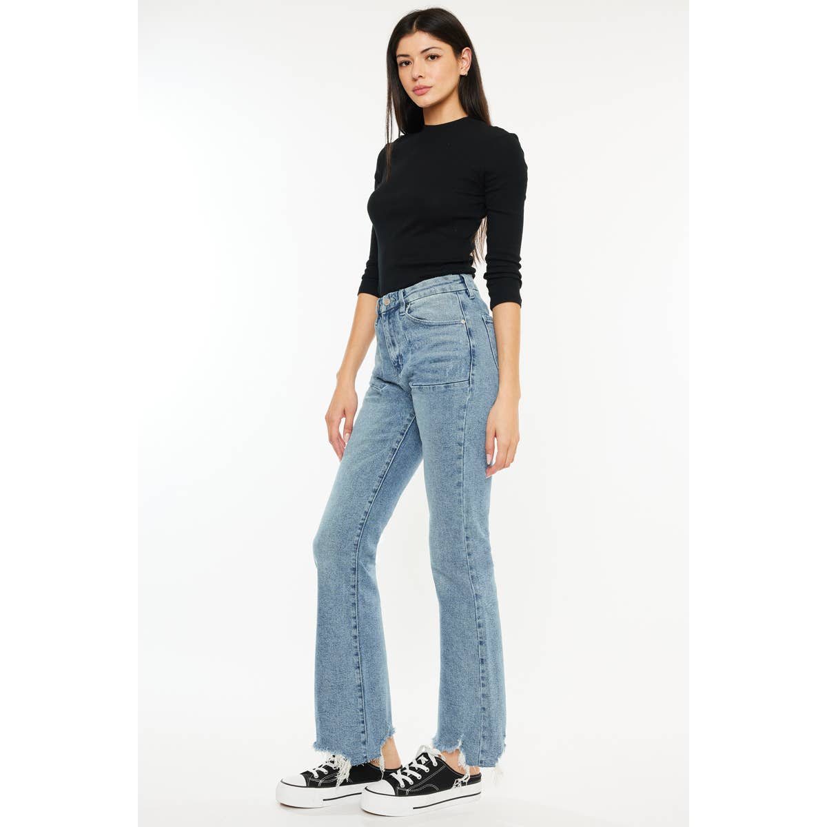 KanCan High Rise Flare Jean