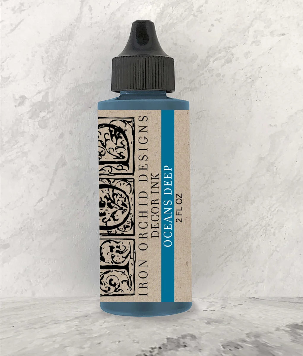 Oceans Deep 2 oz Decor Ink - IOD - Iron Orchid Designs