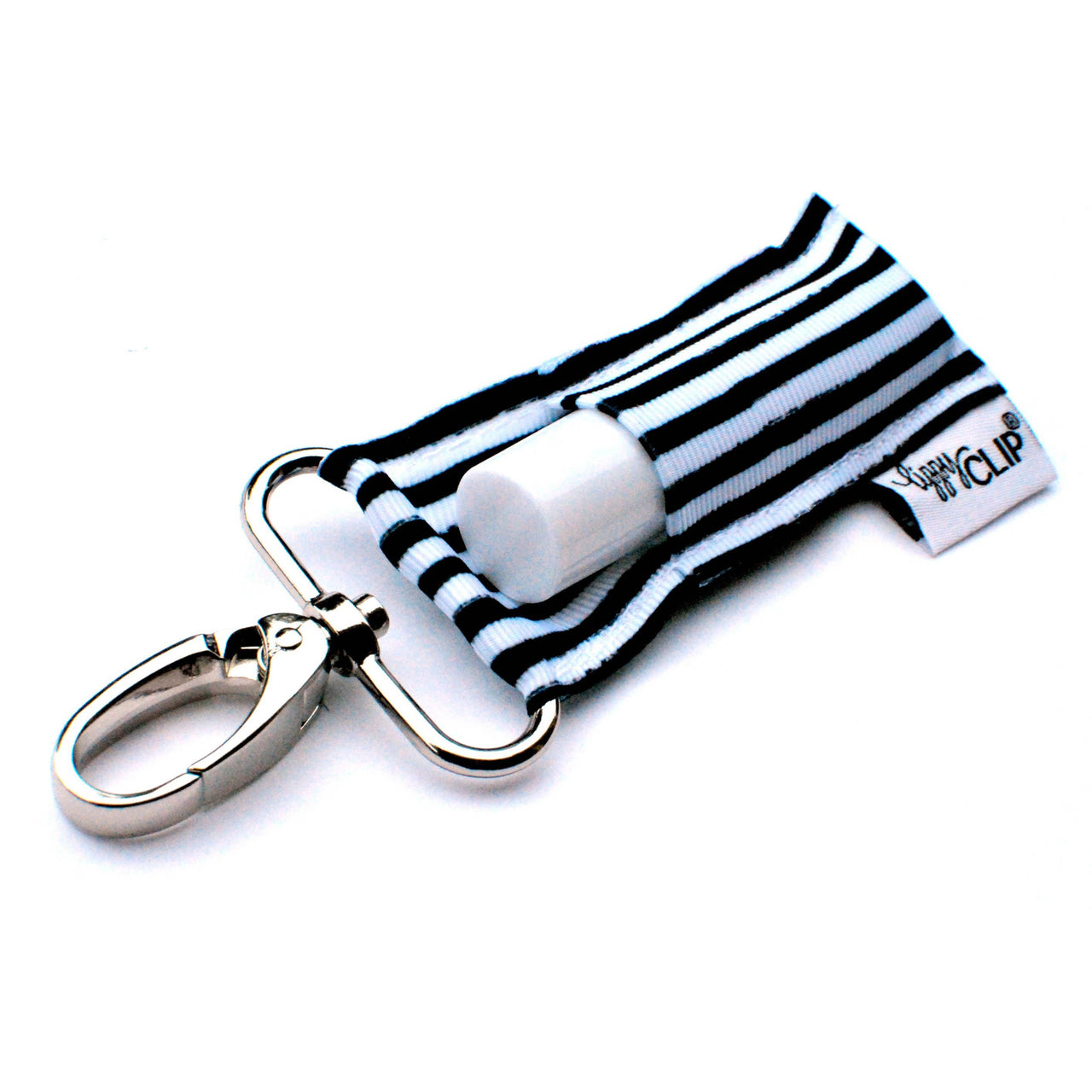 LippyClip® - Black and White Pinstripes LippyClip®