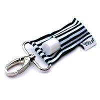 Thumbnail for LippyClip® - Black and White Pinstripes LippyClip®