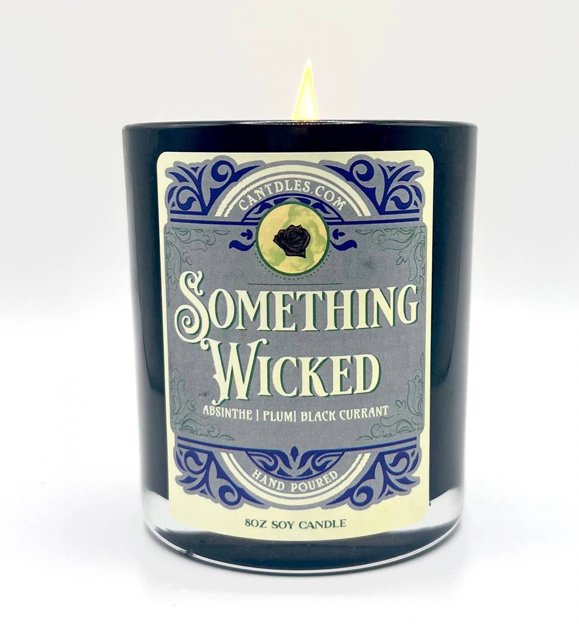 Something Wicked: Fall Halloween Soy Wood Wick Candle