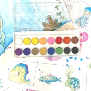 Mermaid Paint - Watercolor Paint Pixie Brushes