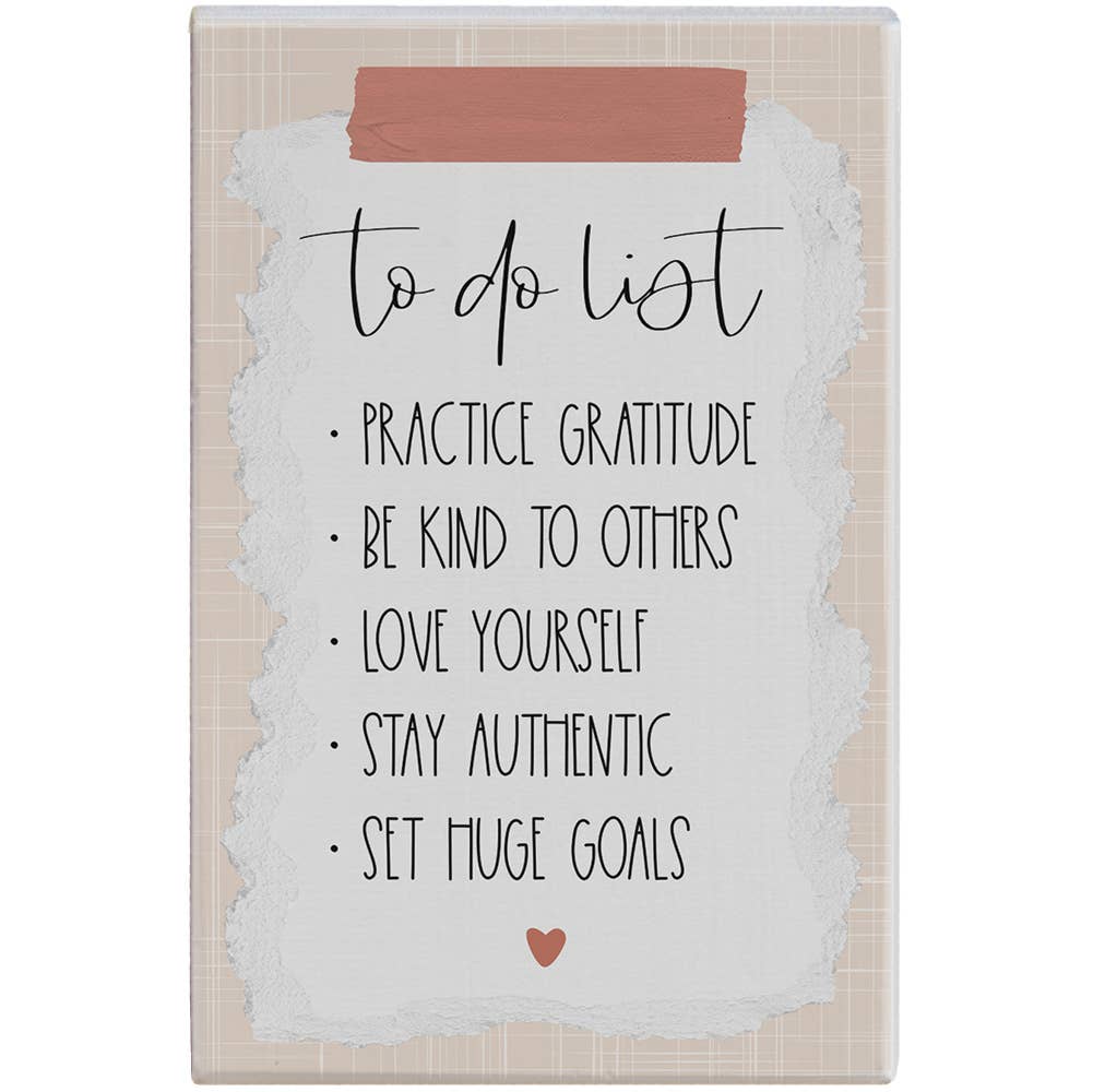 To Do List - Small Talk Rectangle