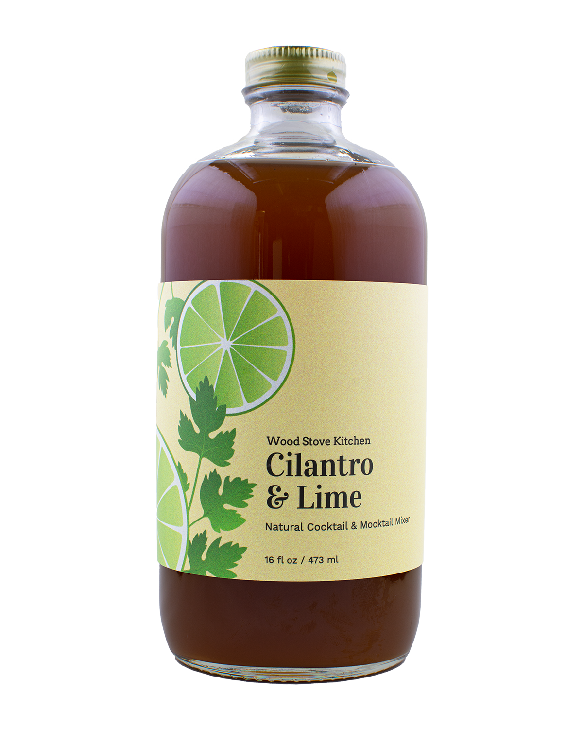Wood Stove Kitchen - Cilantro Lime Cocktail & Drink Mix, 16 fl oz