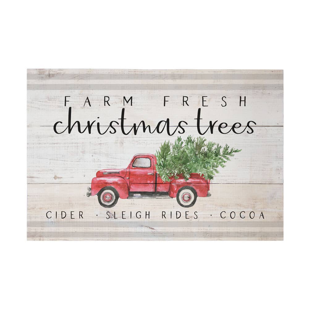 Sincere Surroundings - RUS1270 - Christmas Trees (Red Truck)