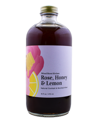 Thumbnail for Wood Stove Kitchen - Rose Honey Lemon Cocktail & Drink Mix, 16 fl oz