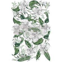 Load image into Gallery viewer, Peaceful Garden  24” x 35&quot; Redesign with Prima Rub on Decal Decor Transfer
