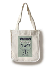 Thumbnail for Tote Bag Lake Mills, Wisconsin My Happy Place Anchor
