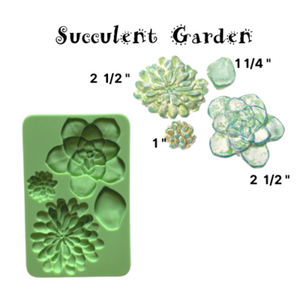 Succulent Garden - Paint Pixie MOULDS