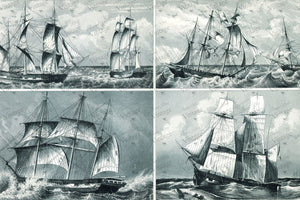 Ships At Sea  | Jami Ray Vintage Decoupage Paper