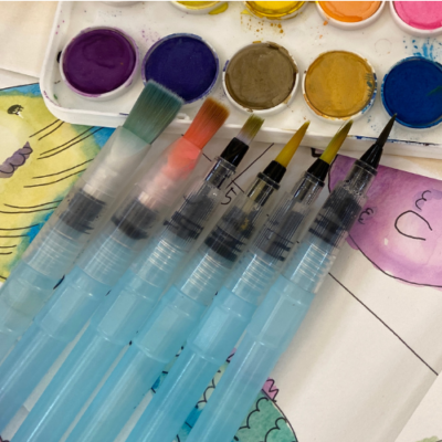 MERMAID BRUSH PENS 6 pack Paint Pixie Brushes