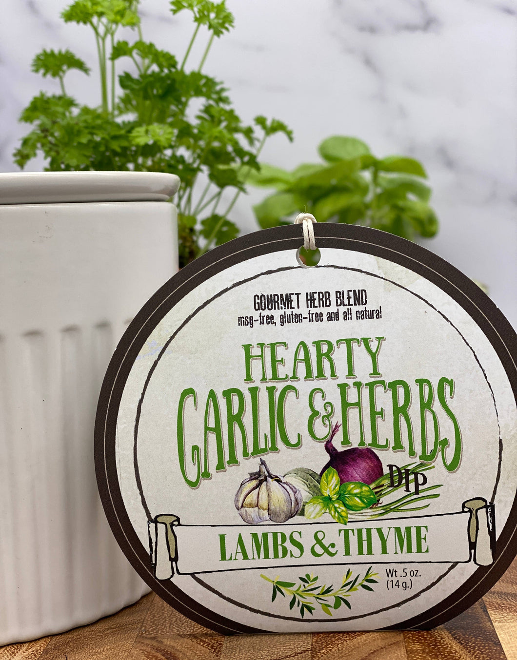 Hearty Garlic and Herbs Dip