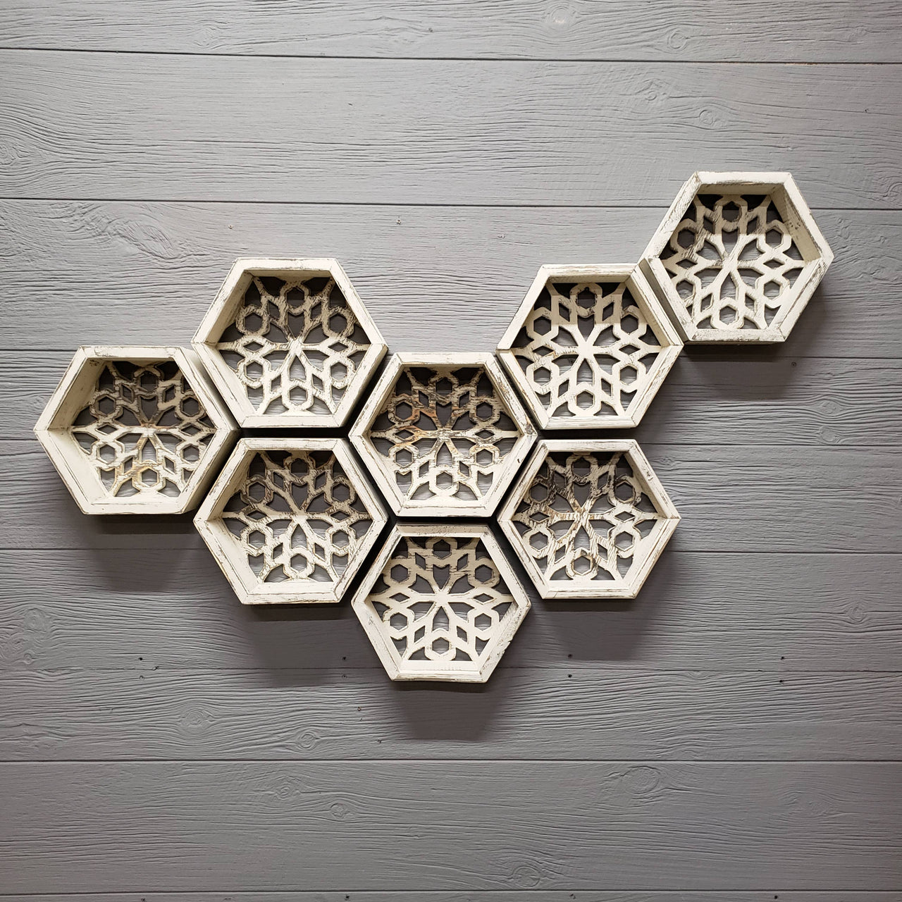 Honeycomb Floating Shelf
