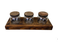 Thumbnail for Apothecary Tray w/ 3 Jars - Rubbish Restyled