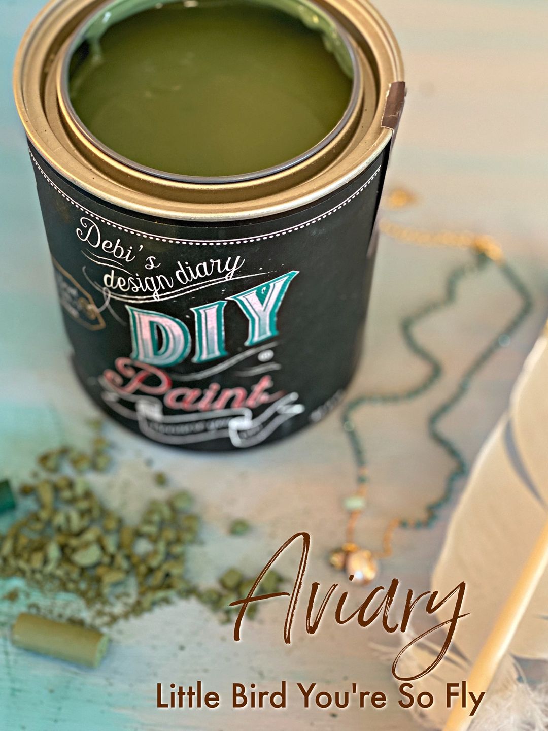 Aviary - DIY Paint By Debi's Design Diary - Rubbish Restyled