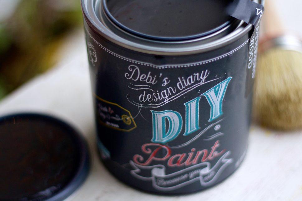 Black Velvet DIY Paint by Debi's Design Diary - Rubbish Restyled