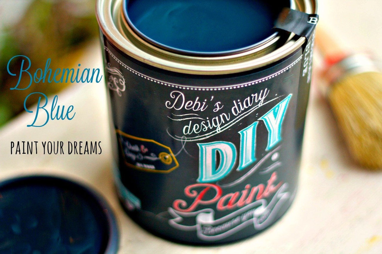 Bohemian Blue DIY Paint by Debi's Design Diary - Rubbish Restyled