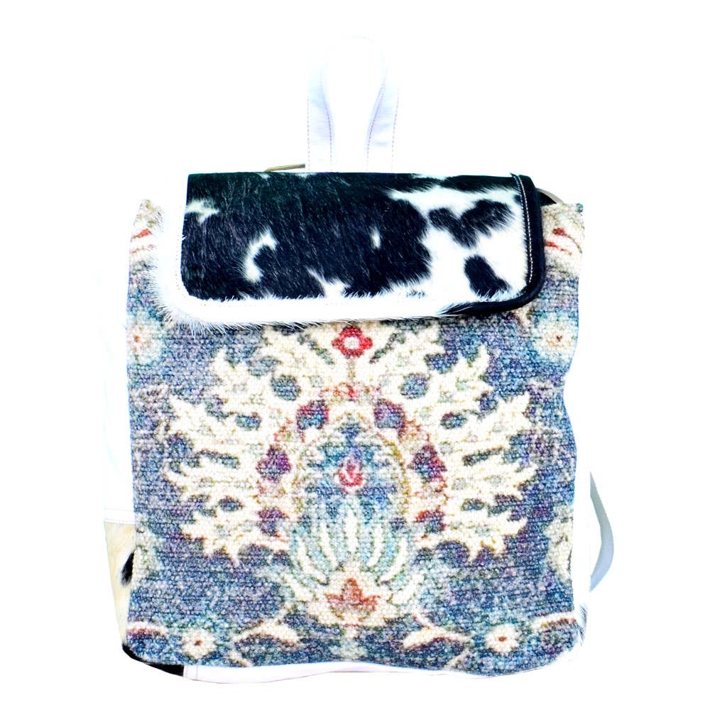 Canvas And Recycled Fabric Back Pack - Rubbish Restyled