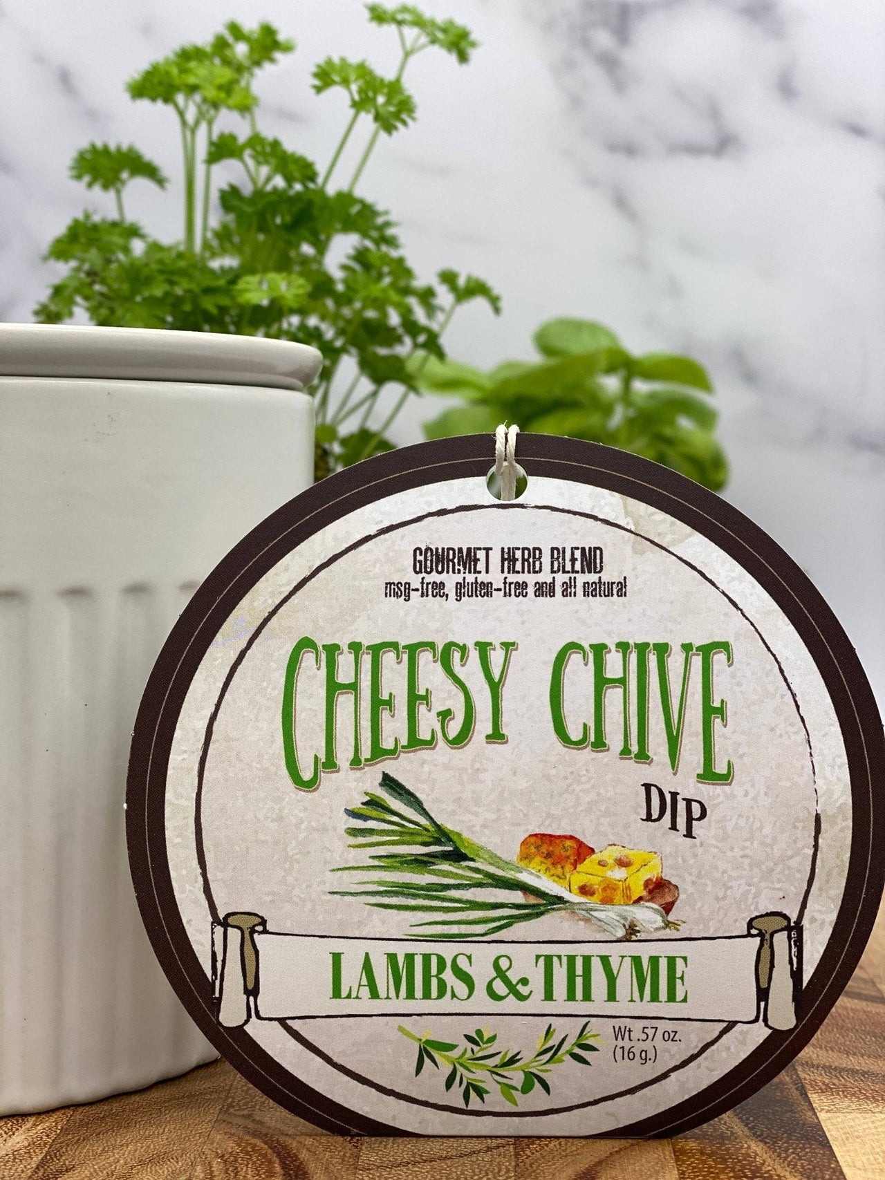 Cheesy Chive Dip - Rubbish Restyled