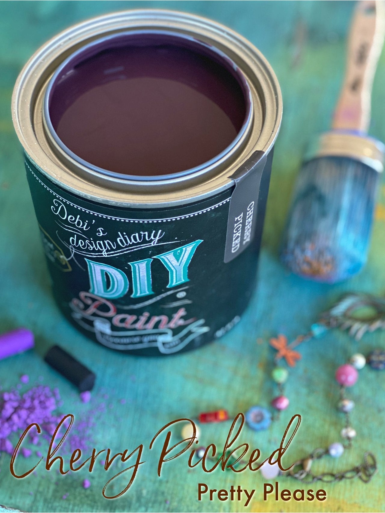 Cherry Picked DIY Paint by Debi's Design Diary - Rubbish Restyled