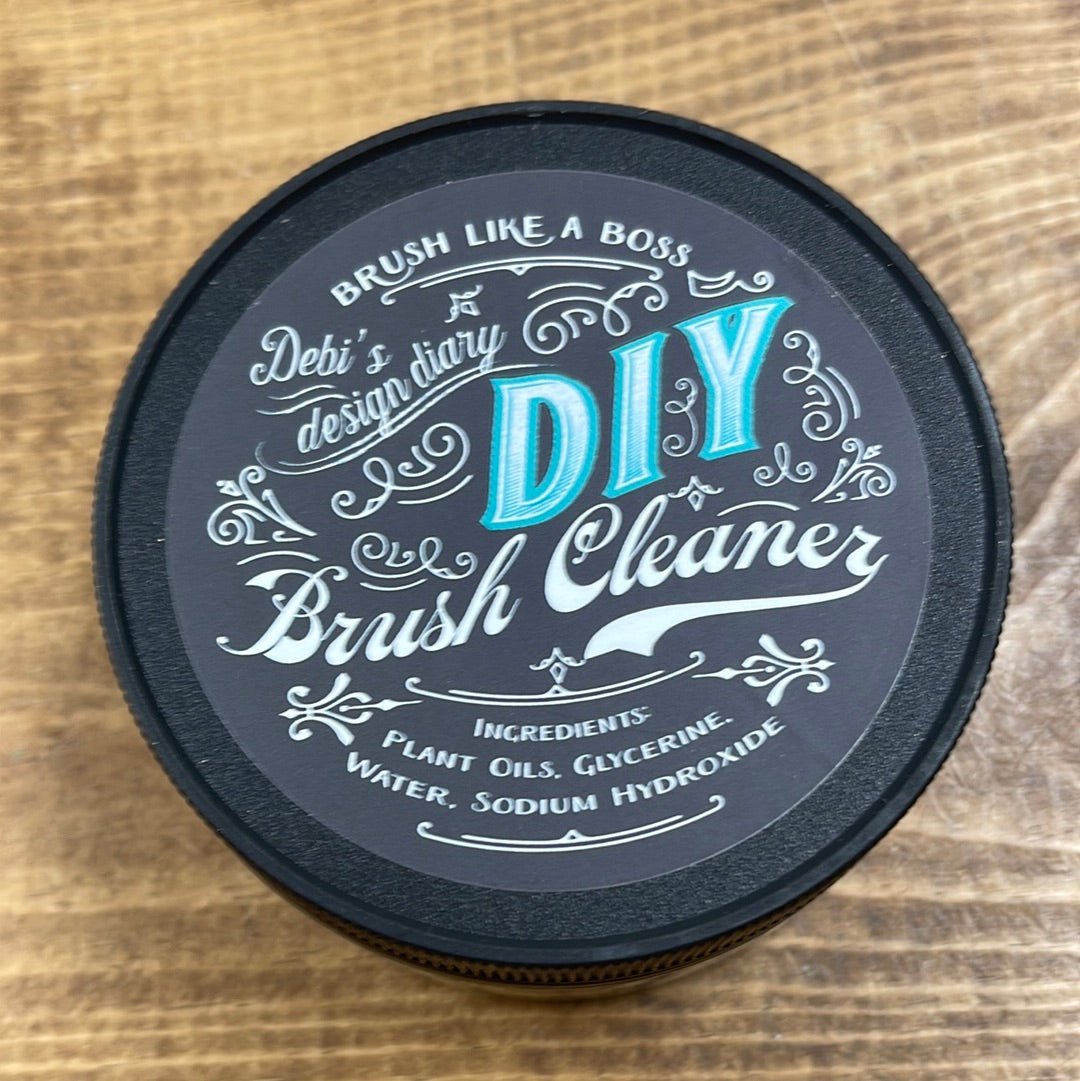 DIY Brush Cleaner by Debi's Design Diary - Rubbish Restyled