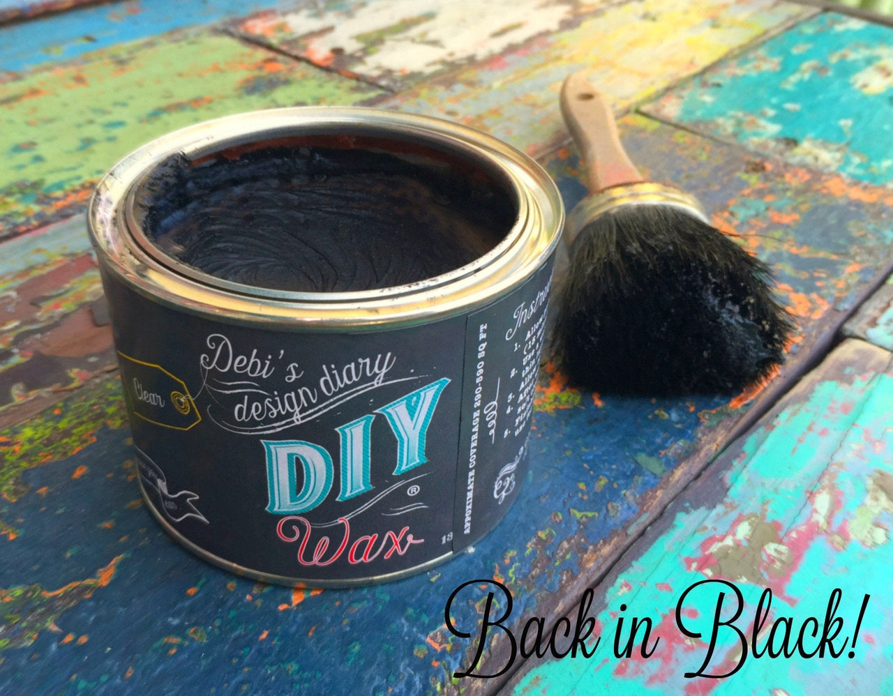DIY Wax Dark by Debi's Design Diary - Rubbish Restyled
