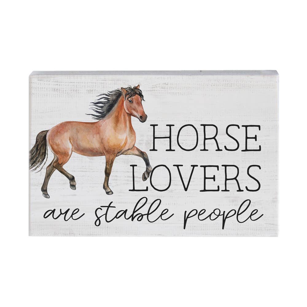 STR1457 - Horse Lovers Are Stable People